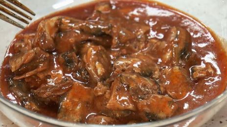 картофельный суп с килькой в томатном соусе