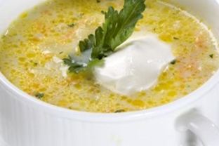 Картофельный суп с молоком