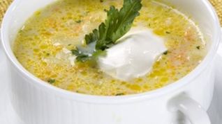 Картофельный суп с молоком