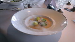 Апельсиново-морковный холодный суп