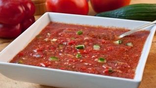 Гаспачо томатный холодный суп классический