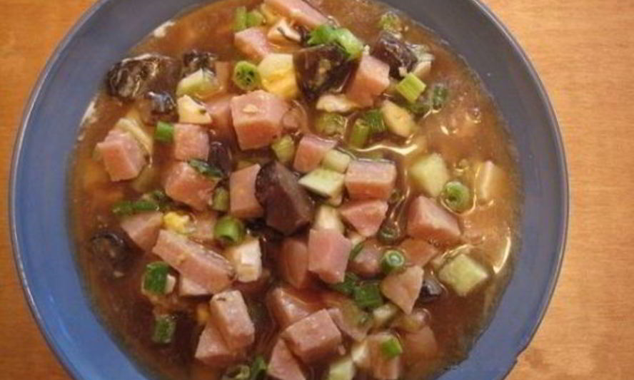 Рецепт грибного холодника