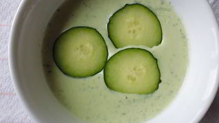 Холодник из огурцов