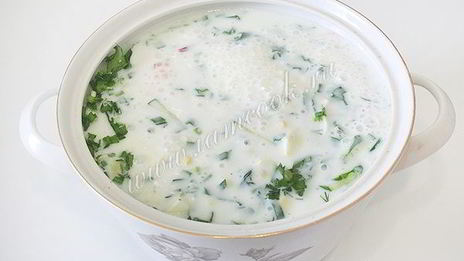 холодник из свеклы на кефире