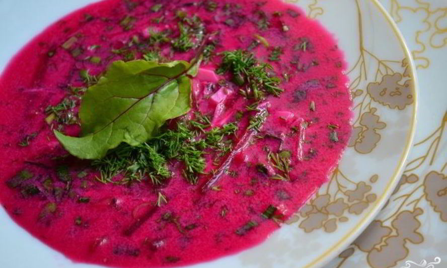 Рецепт холодника с ботвой