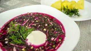 Холодник с картошкой