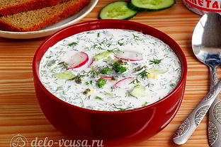 Холодник со щавелем