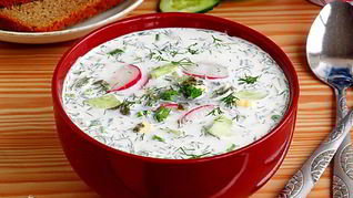 Холодник со щавелем