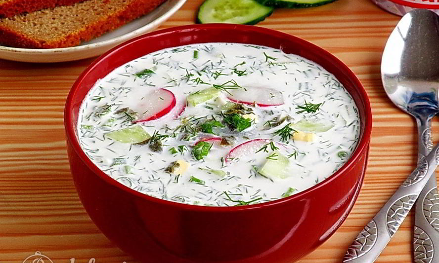 Рецепт холодника со щавелем