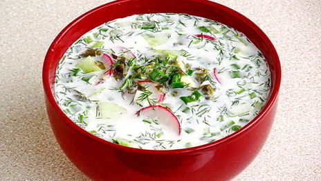 холодник со щавелем