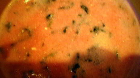 холодный арбузный суп с сыром фета