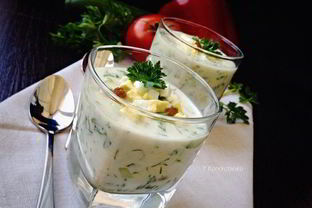 Холодный йогуртовый суп