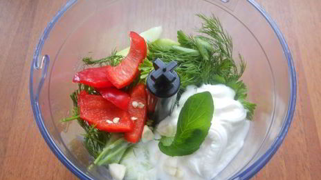 холодный огуречный суп