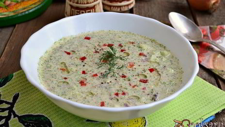 холодный огуречный суп