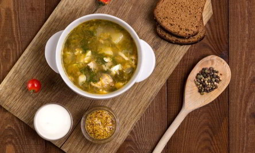 Рецепт холодного щавелевого супа с картофелем