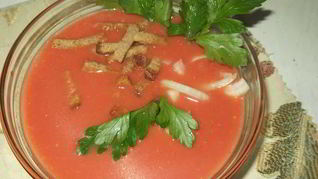 Холодный суп гаспачо