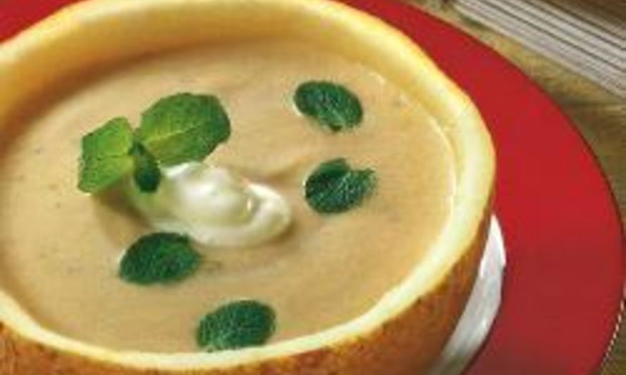 Рецепт холодного супа из дыни с бататом