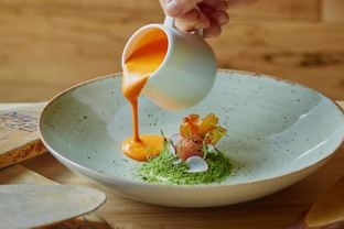 Холодный суп из печеных перцев