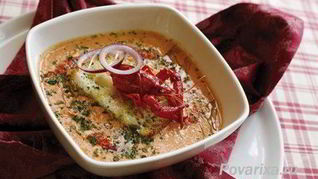 Холодный суп из раков