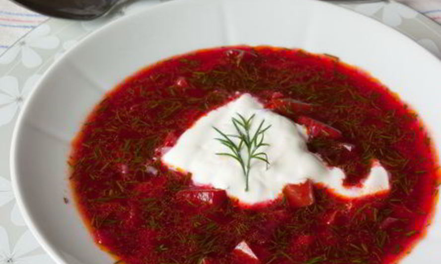 Рецепт холодного супа из свеклы и сладкого перца