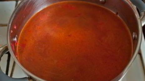 холодный суп из свеклы и сладкого перца