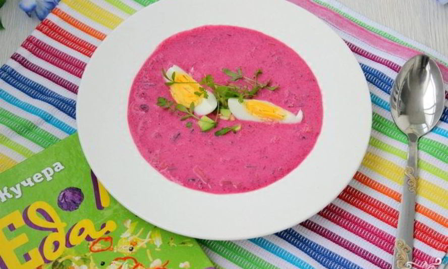 Рецепт холодного супа из свеклы