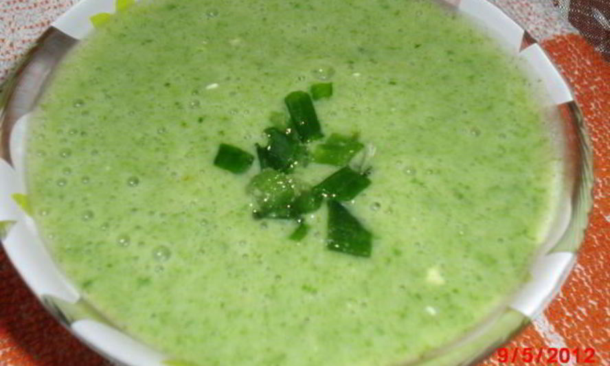 Рецепт холодного супа-пюре из листьев белой свеклы