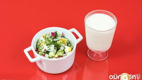 холодный суп редиска