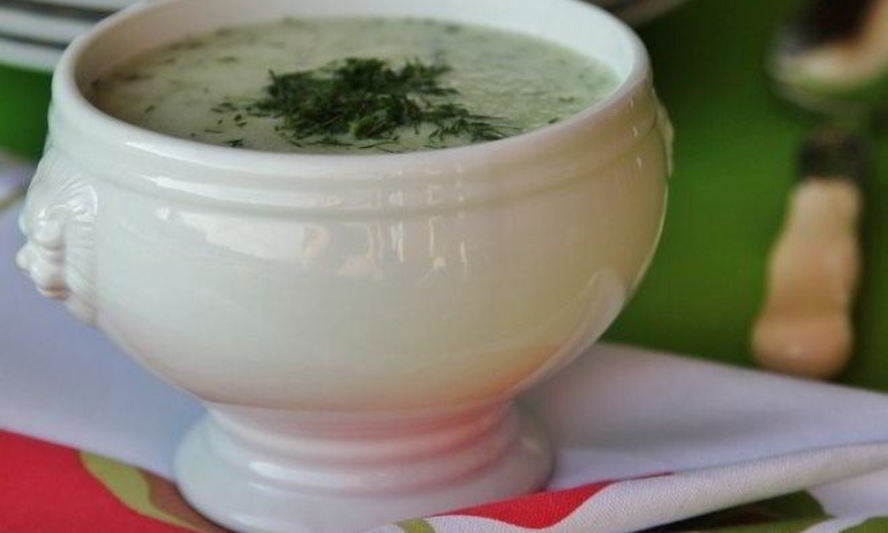Рецепт холодного супа с огурцом