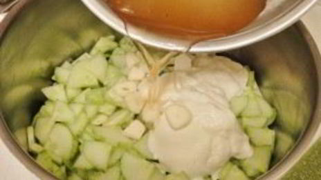 холодный суп с огурцом