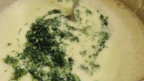 холодный суп с огурцом