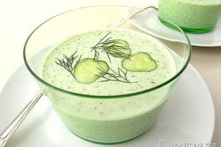 Холодный виноградный суп по-испански