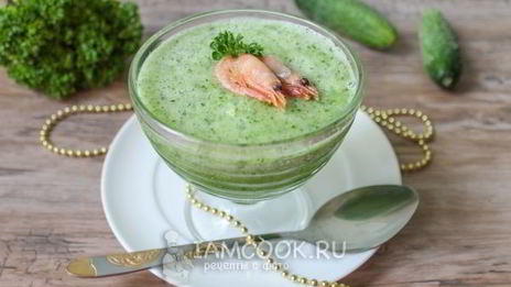 огуречно-мятный холодный суп