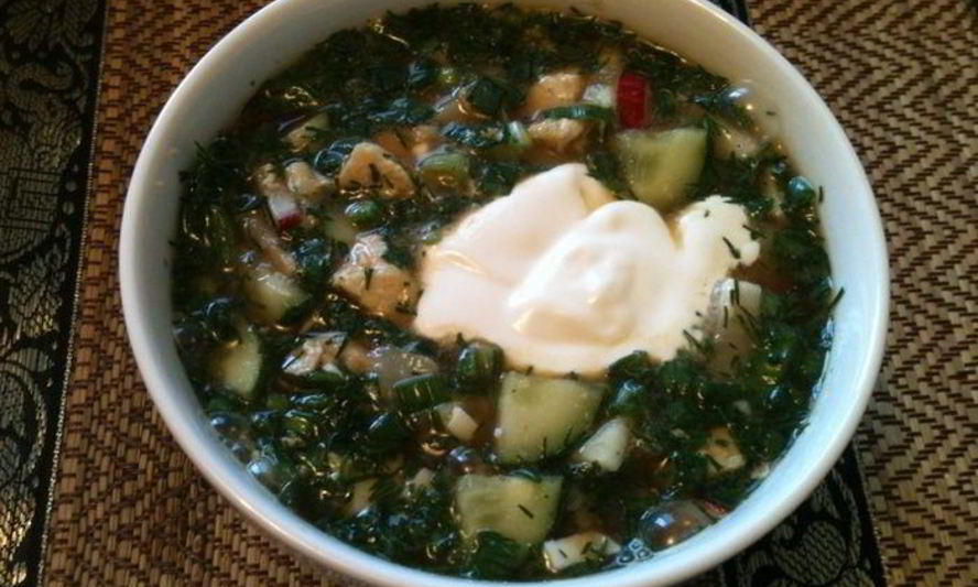 Рецепт окрошки — летнего холодного супа