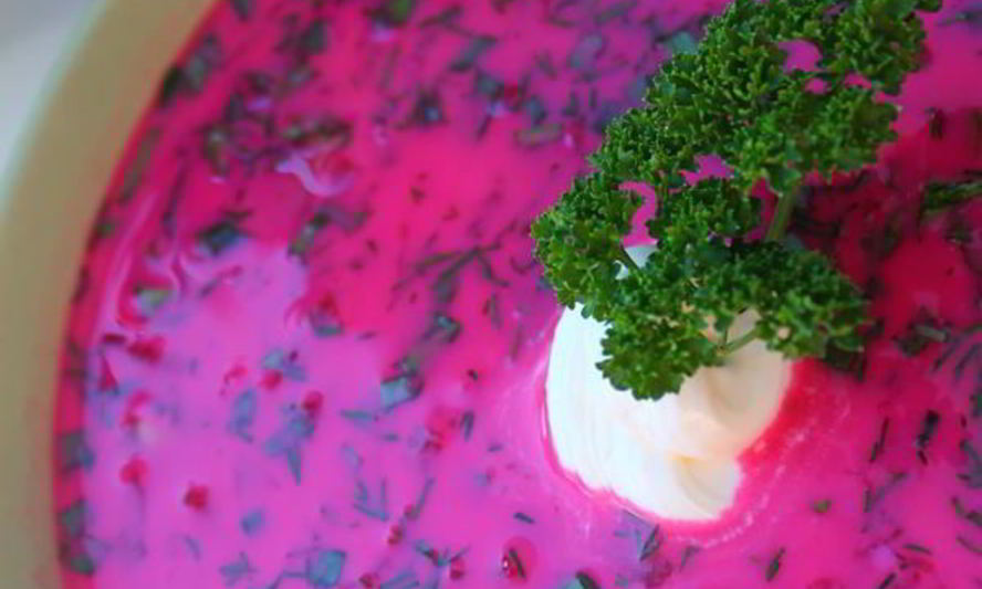 Рецепт свекольного холодника с закваской