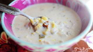 Кукурузный суп с чили