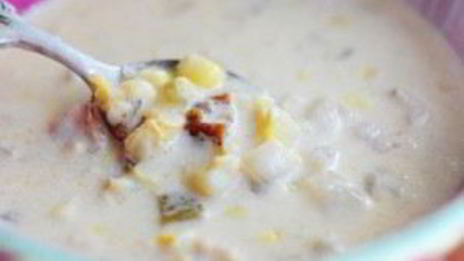 кукурузный суп с чили