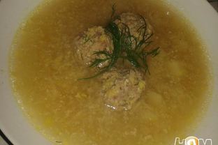 Кукурузный суп с фрикадельками