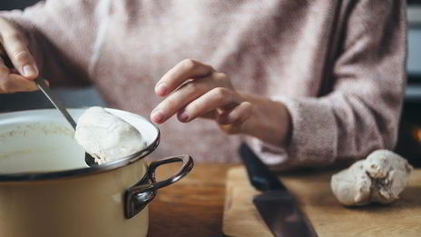 куриный суп с заварными клецками