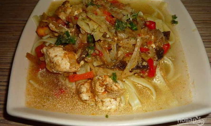 Рецепт лагмана с курицей