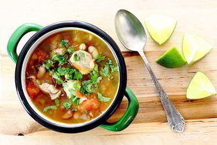 Мексиканский суп с фасолью