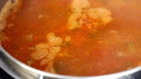 мексиканский суп с фасолью