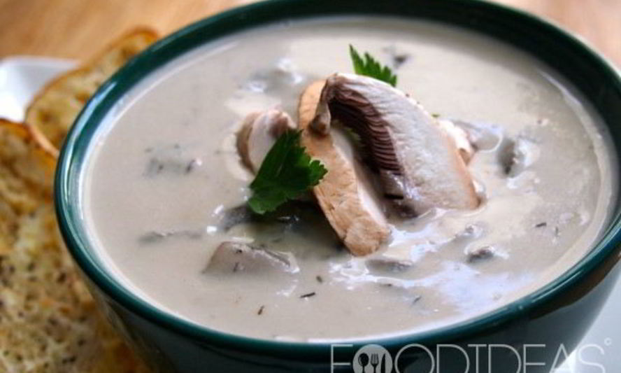 Рецепт молочного супа с грибами