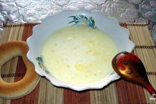 Молочный суп с картофелем