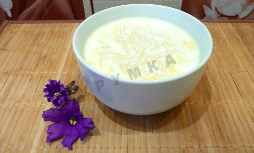 Рецепт молочного супа в мультиварке