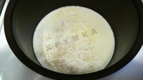 молочный суп в мультиварке