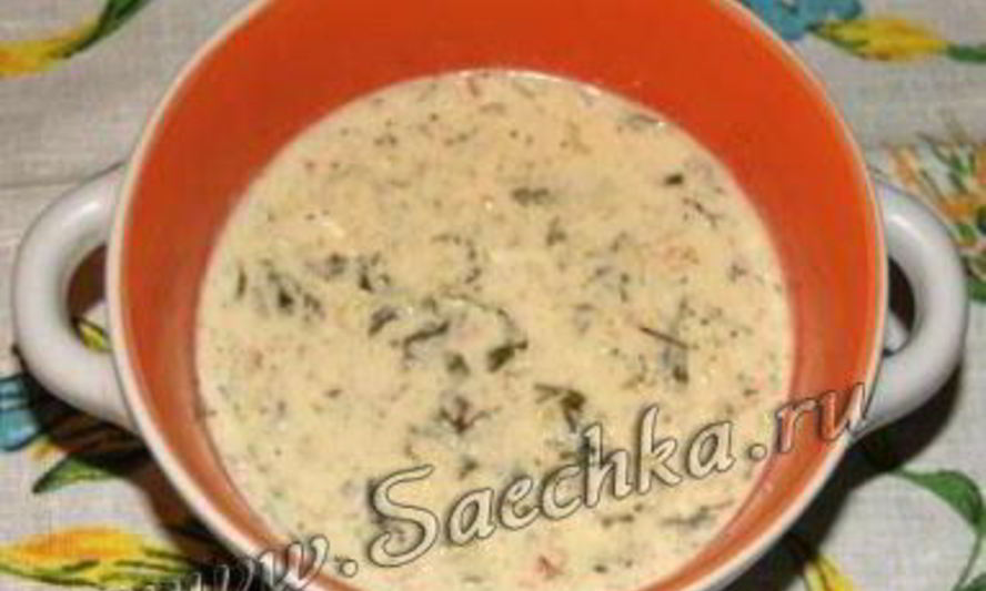 Рецепт супа молочного с овощами