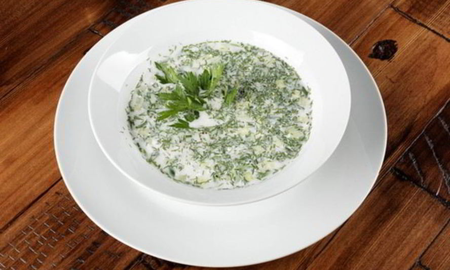 Рецепт диетической окрошки