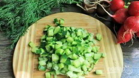 классическая окрошка на квасе