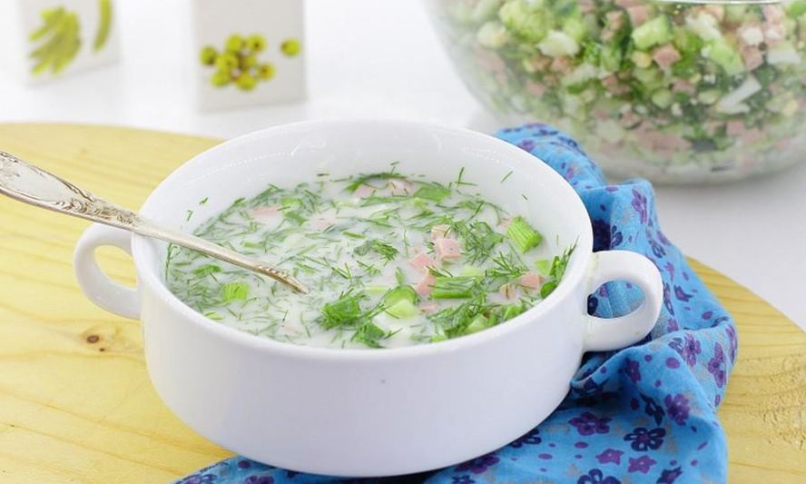 Рецепт классической окрошки с уксусом